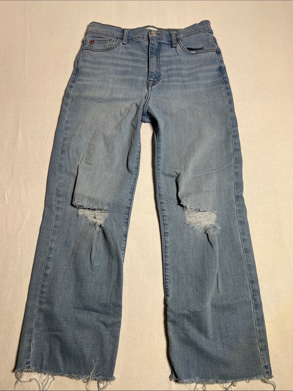 Light Blue Distressed Women’s Jeans
